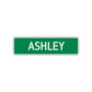 Ashley Street Sign Children Name Room Plate
