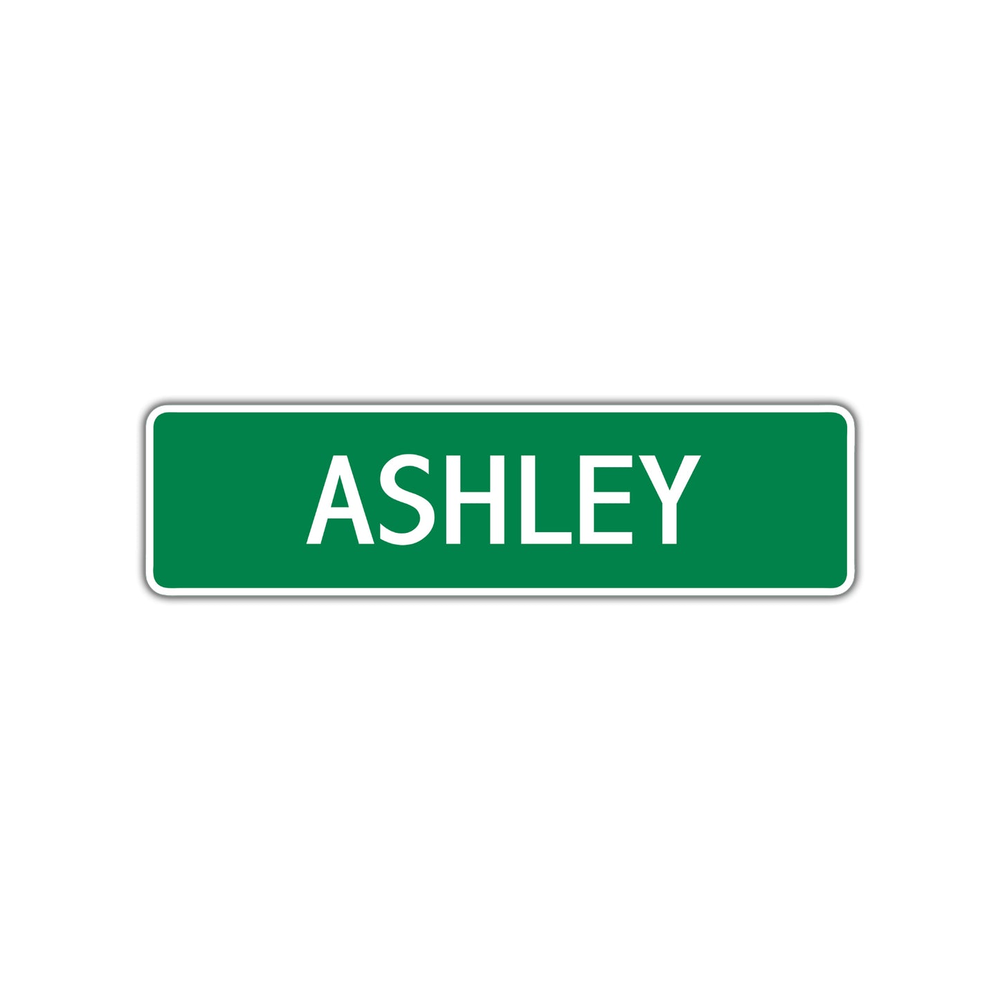 Ashley Street Sign Children Name Room Plate