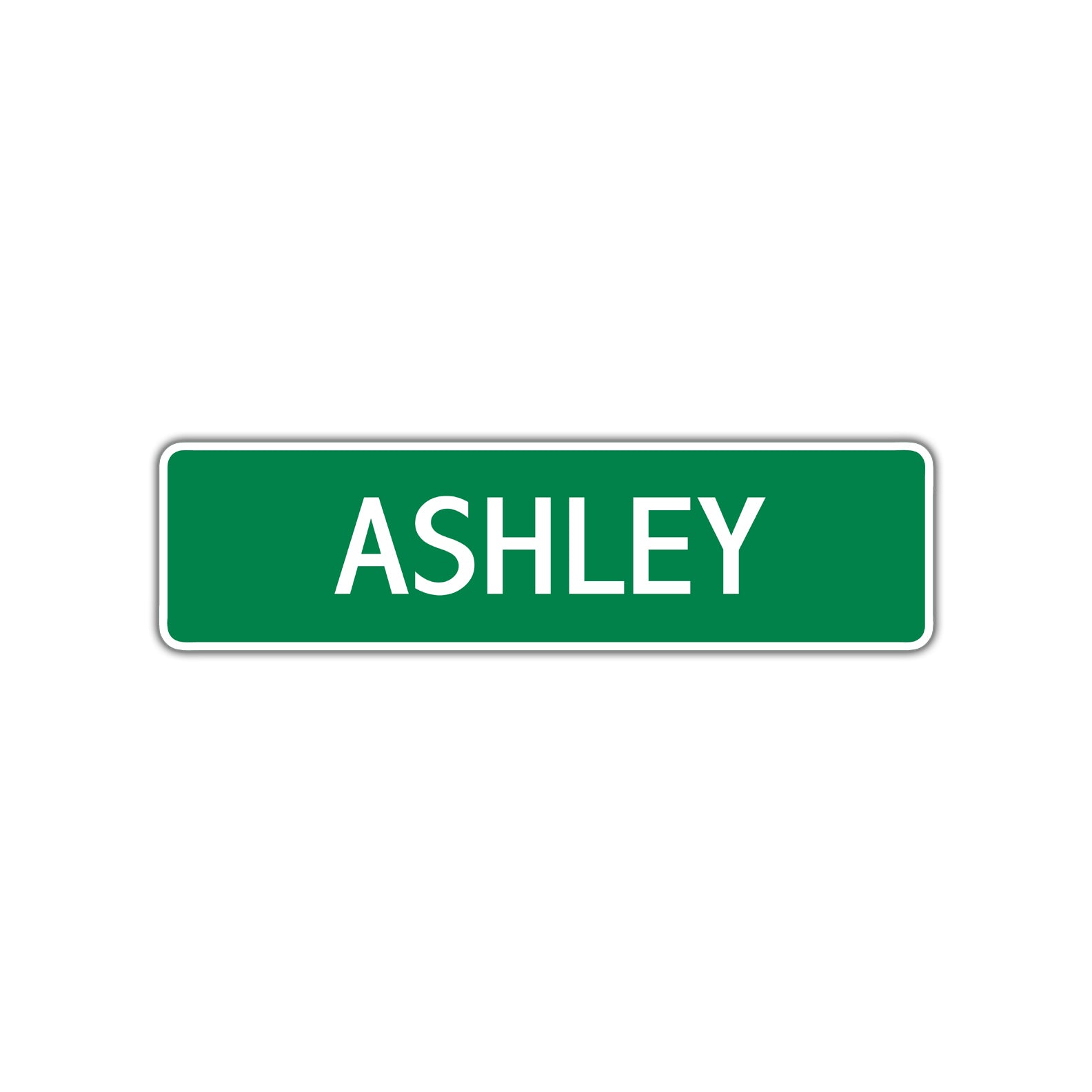Ashley Street Sign Children Name Room Plate