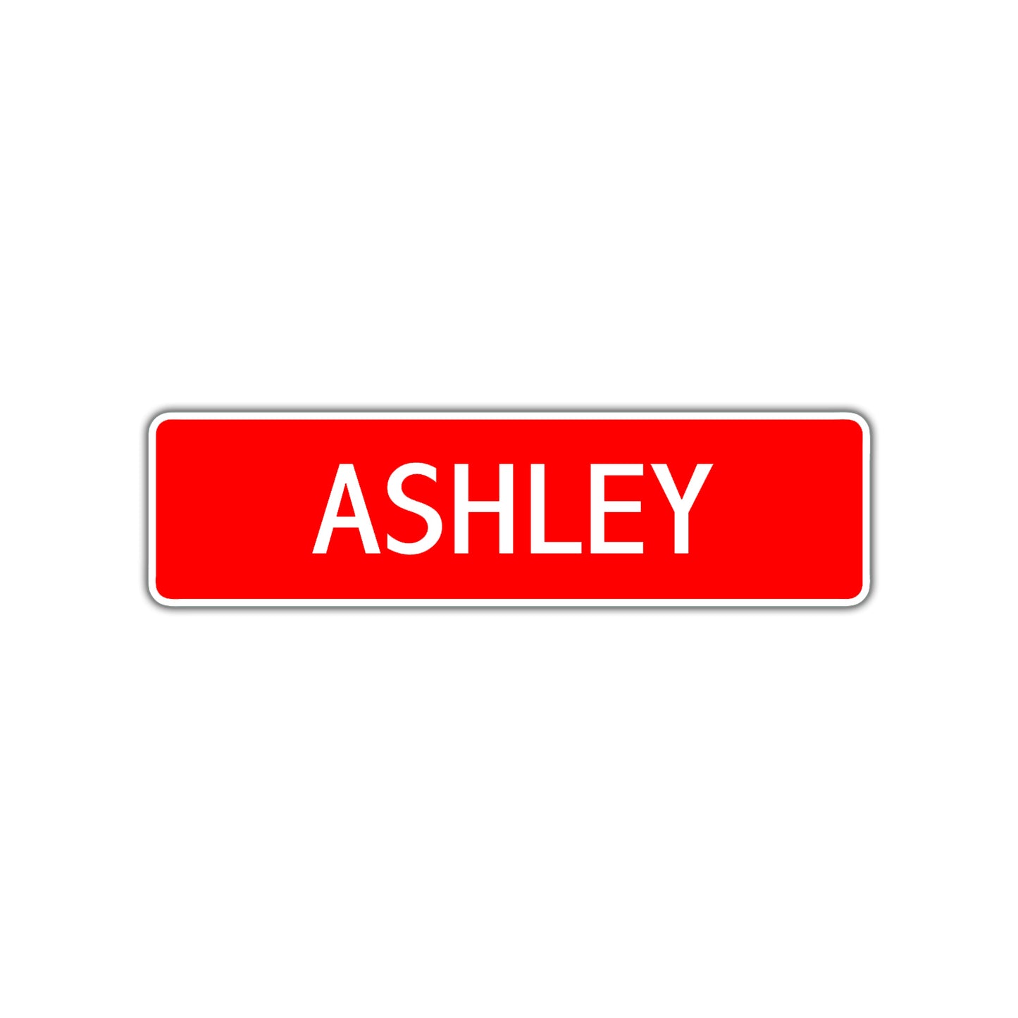 Ashley Street Sign Children Name Room Plate