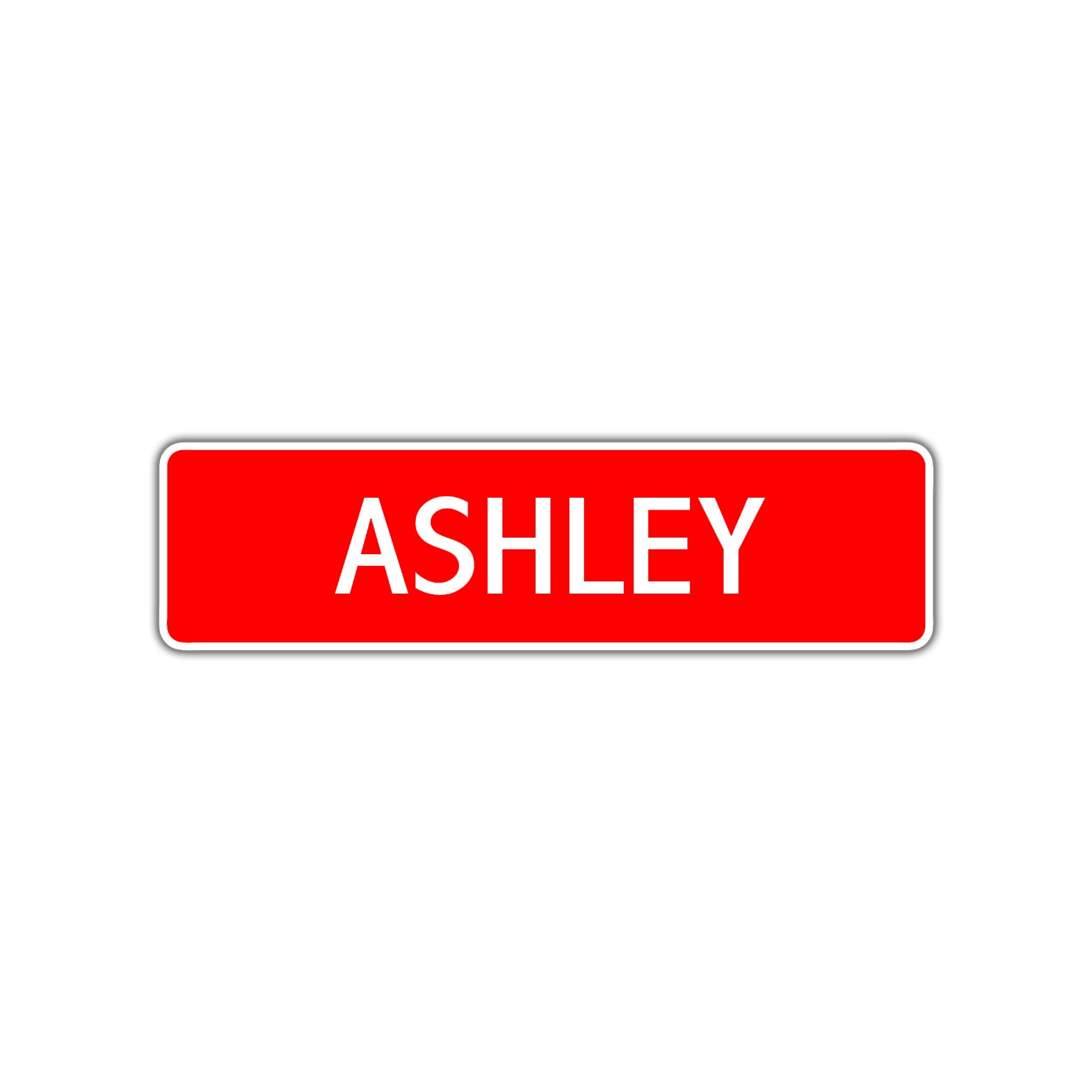 Ashley Street Sign Children Name Room Plate