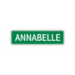 Annabelle Street Sign Children Name Room Plate