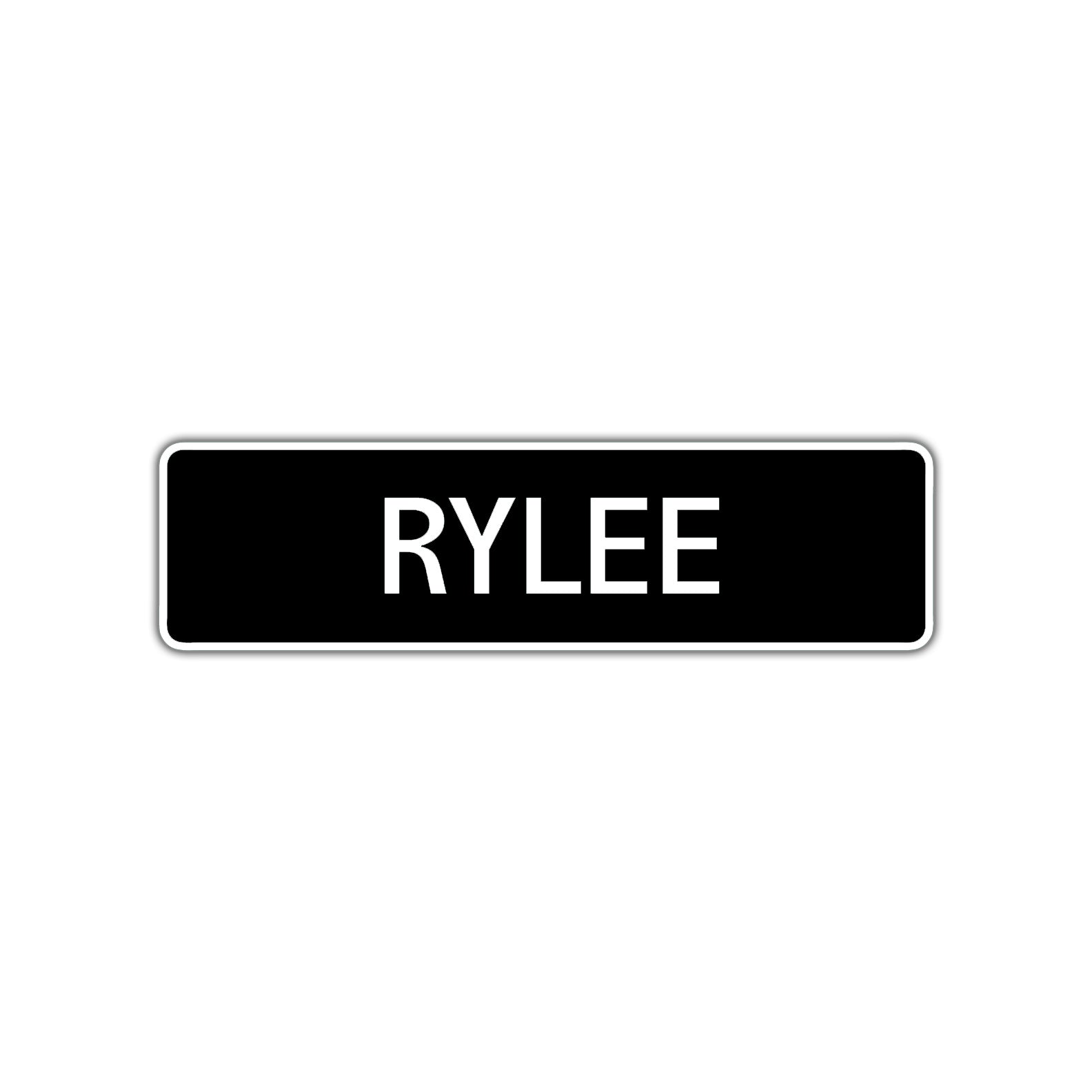 Rylee Street Sign Children Name Room Plate