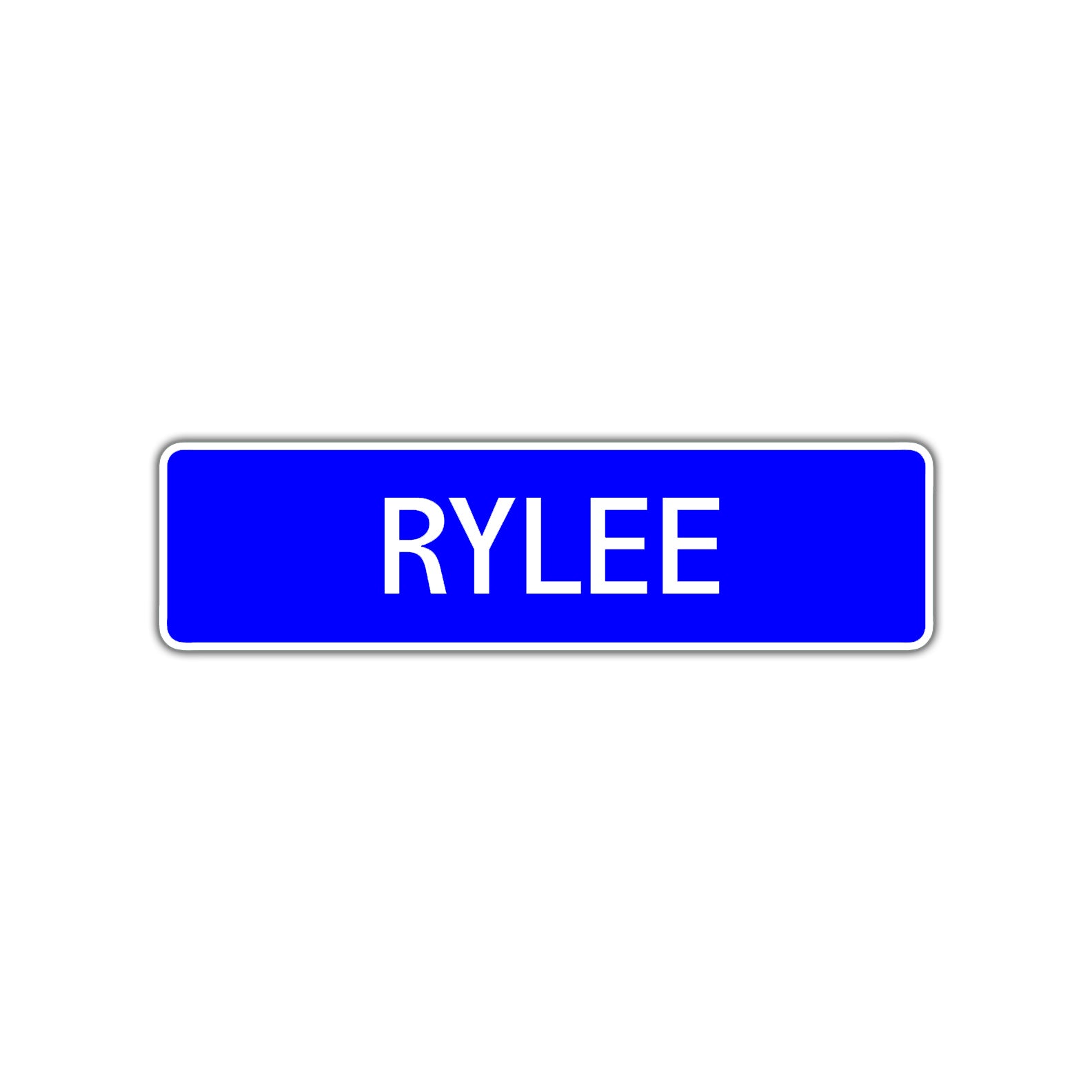 Rylee Street Sign Children Name Room Plate
