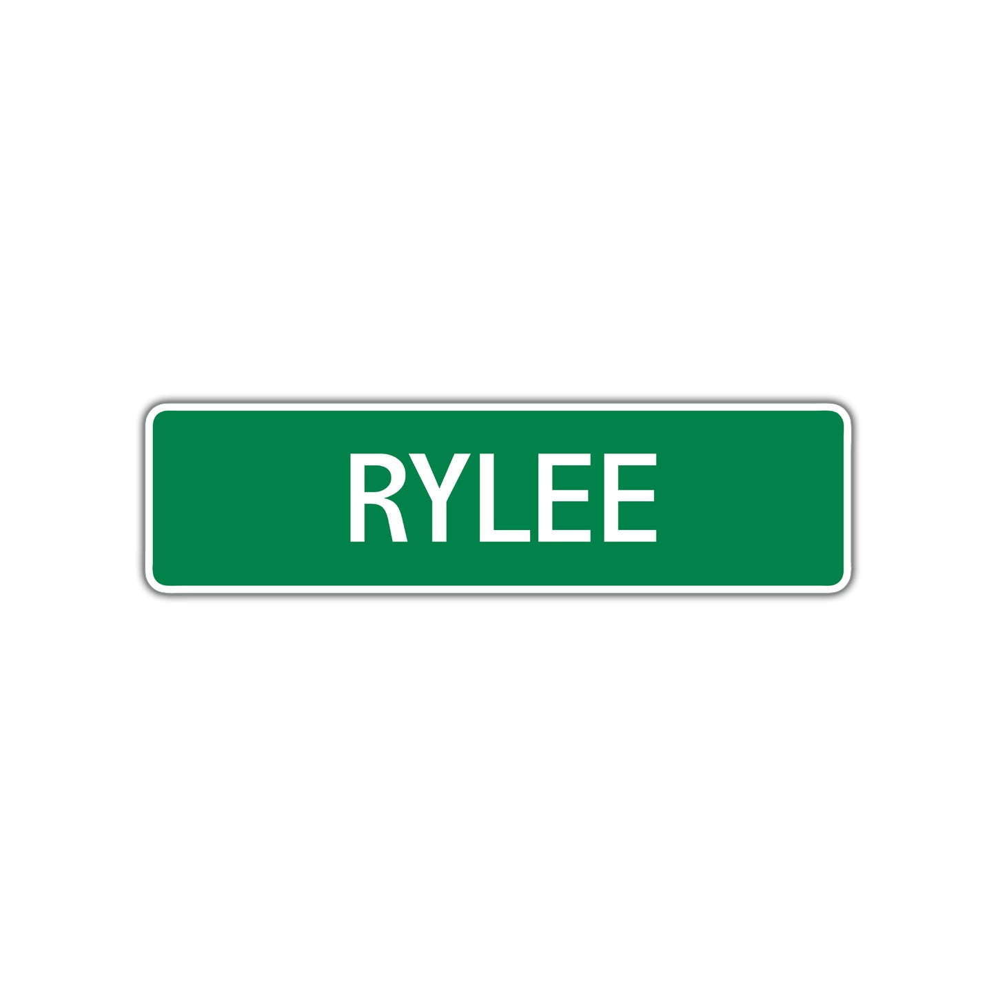 Rylee Street Sign Children Name Room Plate
