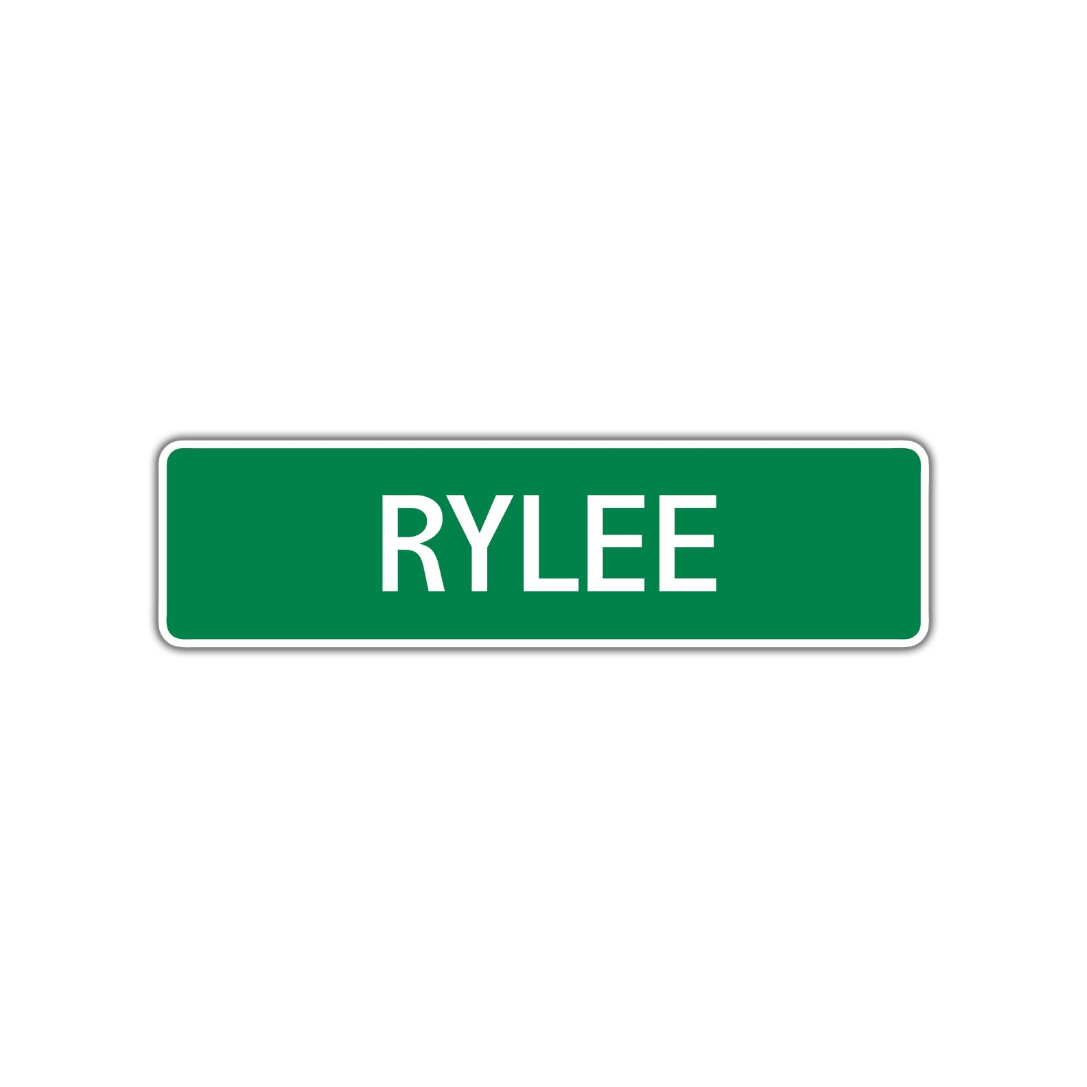 Rylee Street Sign Children Name Room Plate