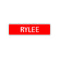 Rylee Street Sign Children Name Room Plate