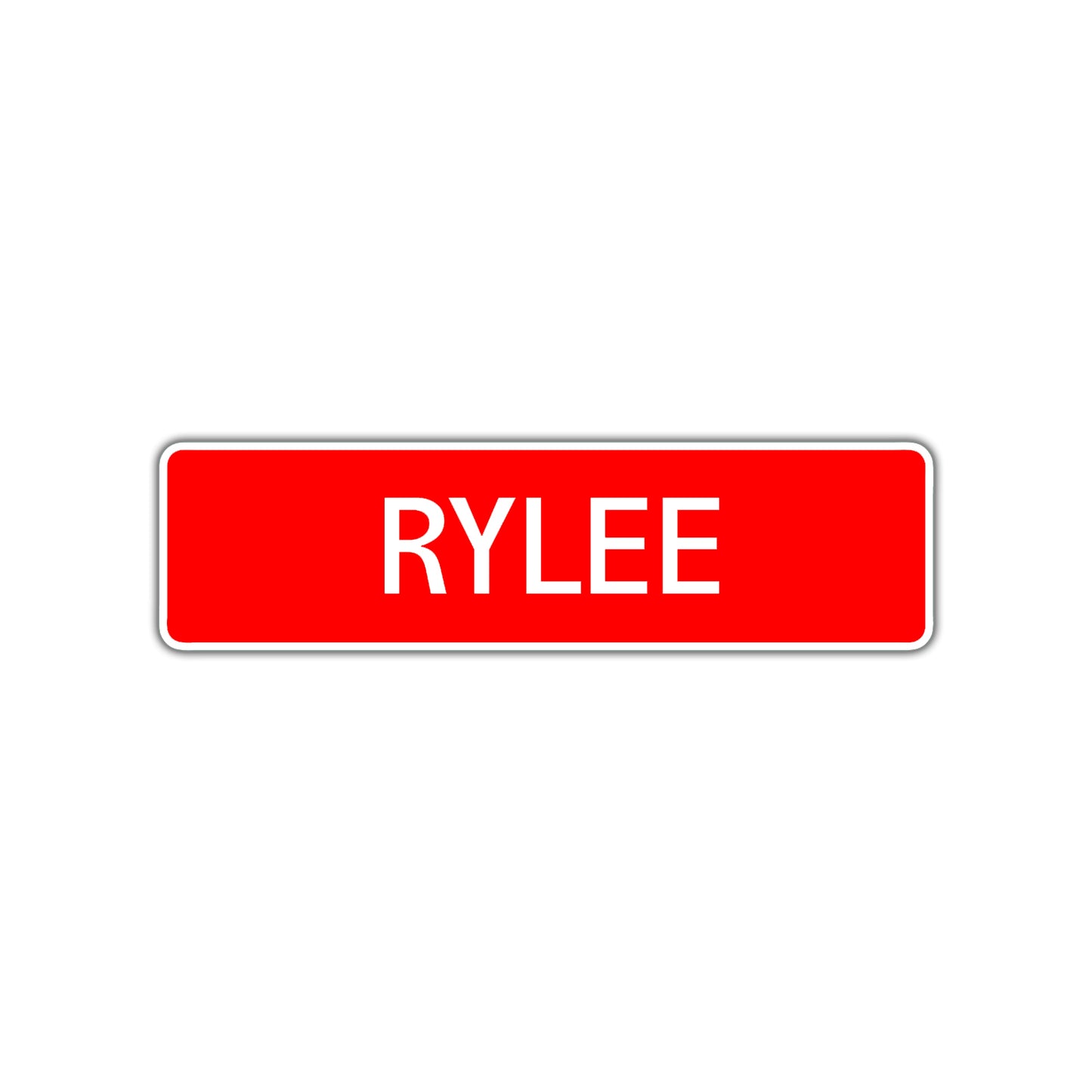 Rylee Street Sign Children Name Room Plate