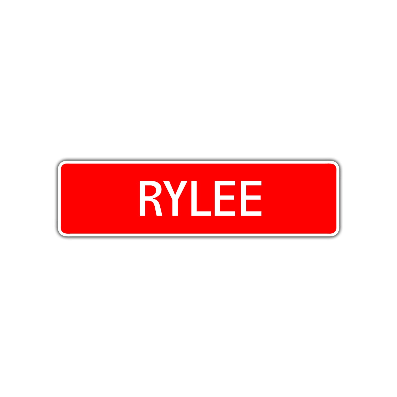 Rylee Street Sign Children Name Room Plate
