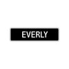 Everly Street Sign Children Name Room Plate