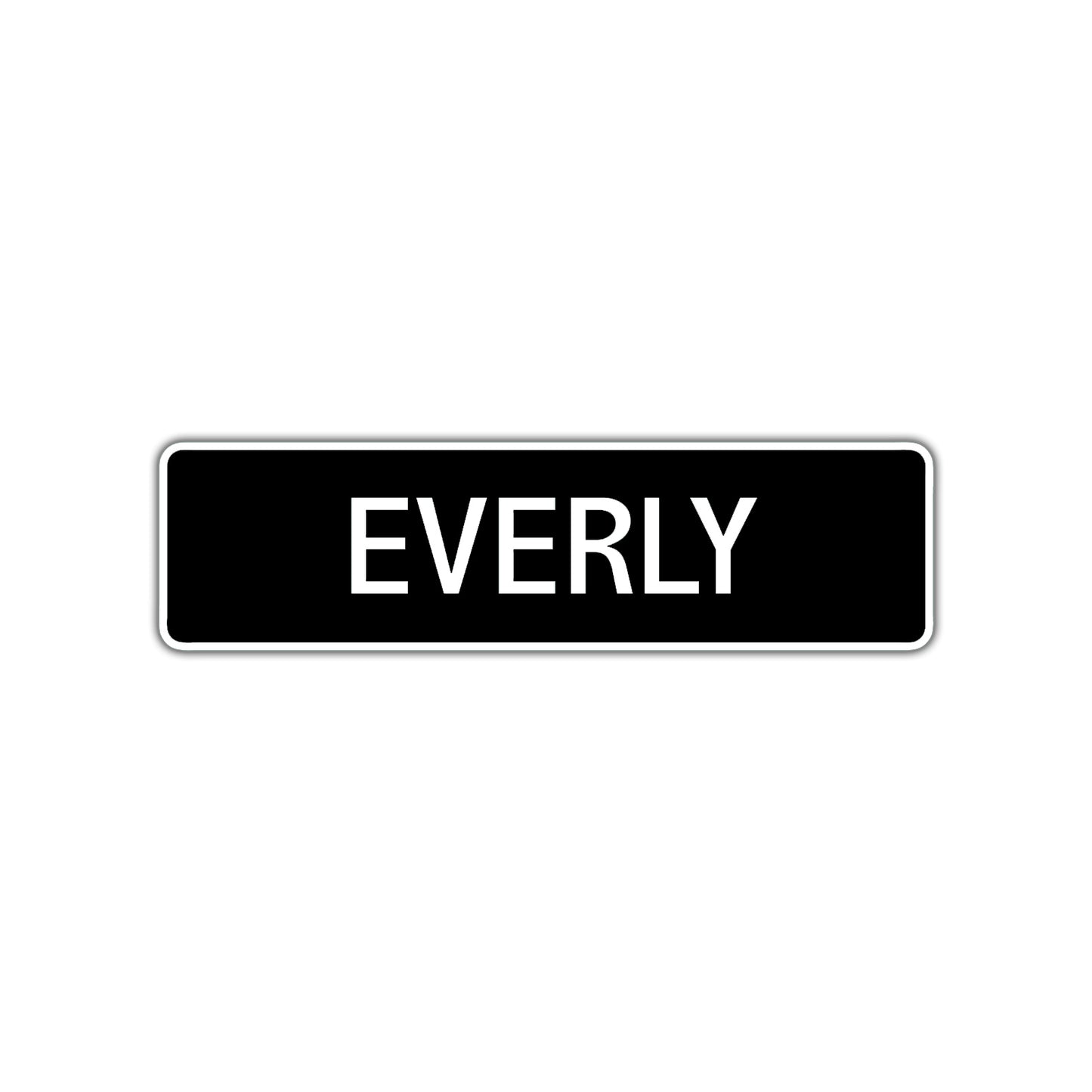 Everly Street Sign Children Name Room Plate