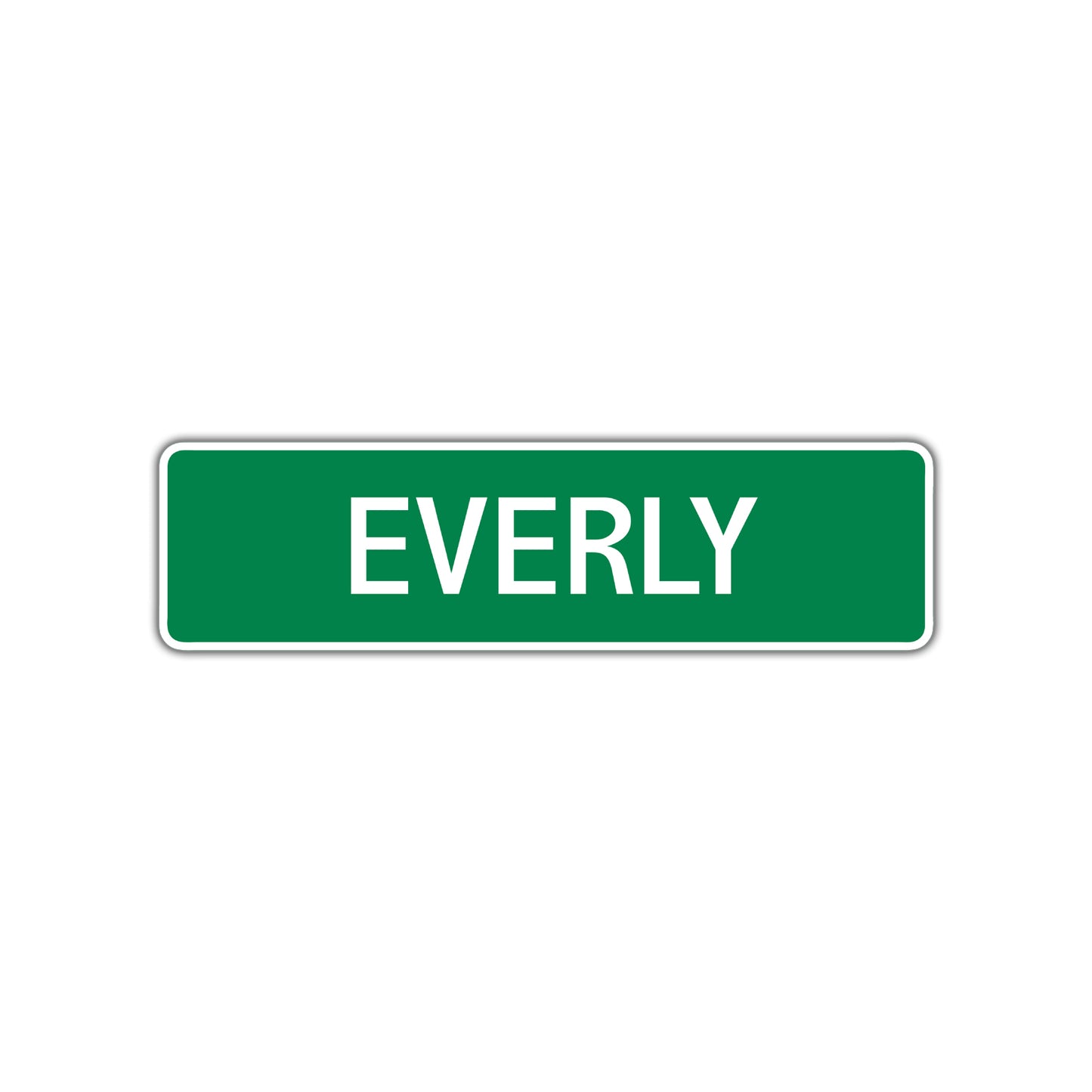 Everly Street Sign Children Name Room Plate