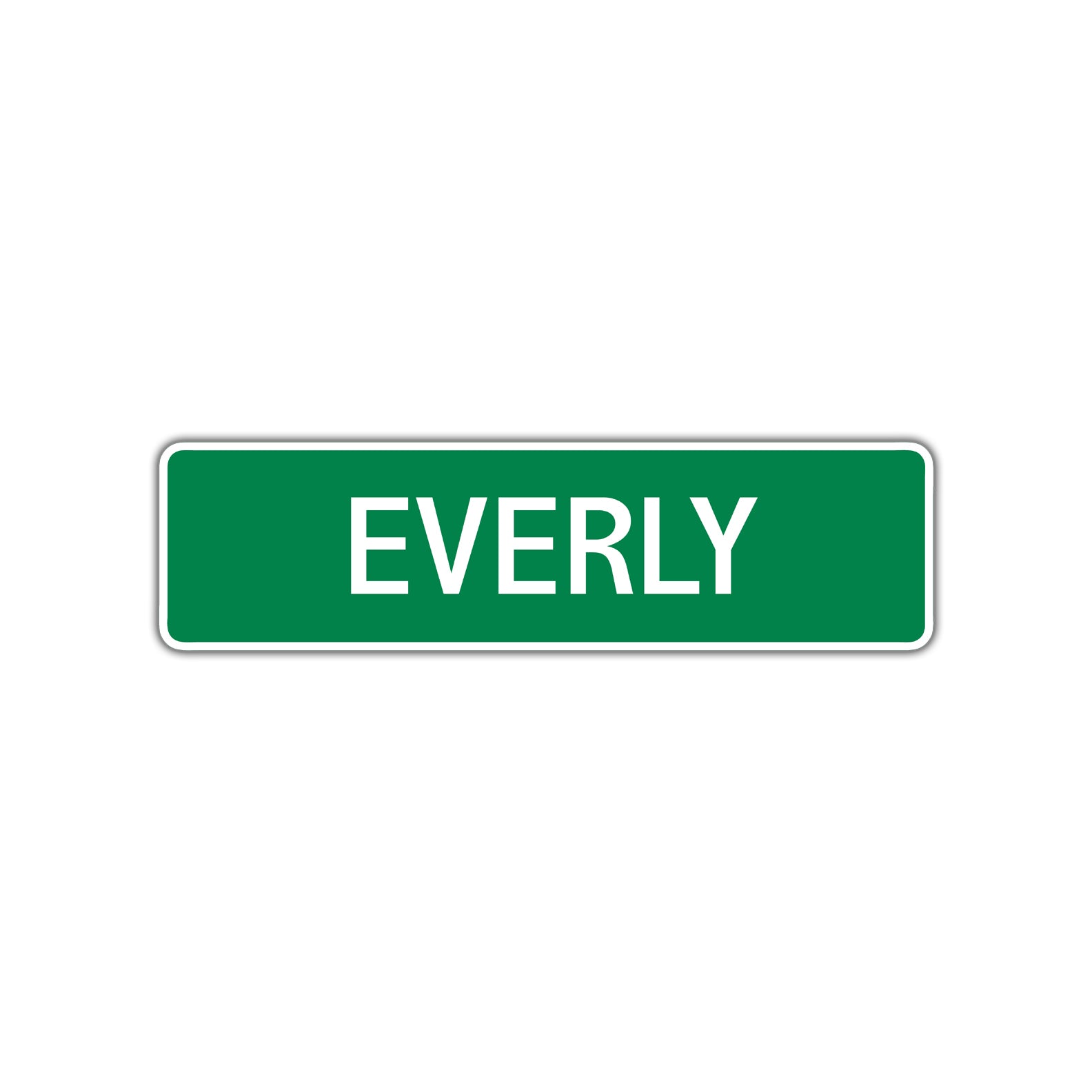 Everly Street Sign Children Name Room Plate