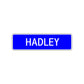 Hadley Street Sign Children Name Room Plate