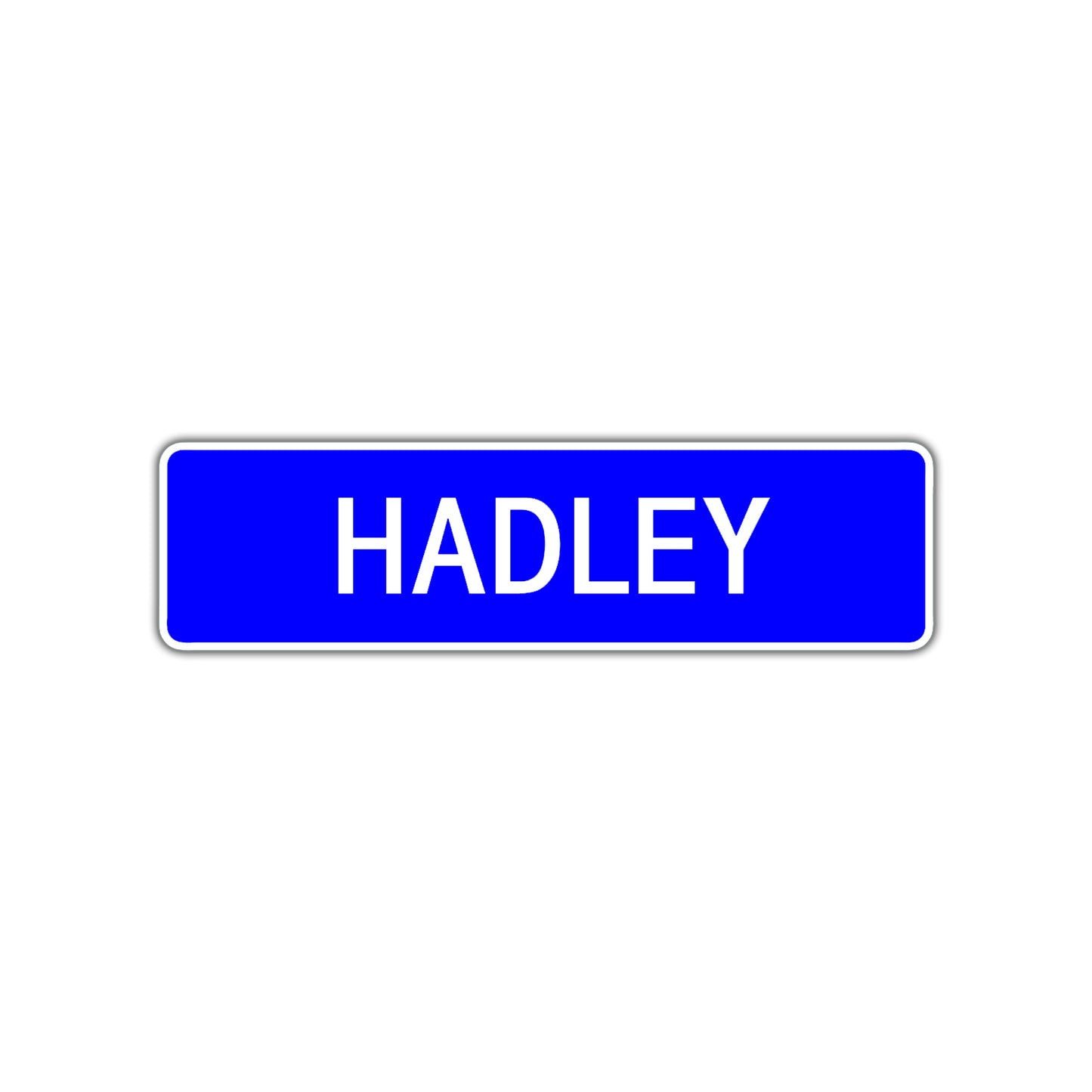 Hadley Street Sign Children Name Room Plate