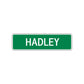 Hadley Street Sign Children Name Room Plate