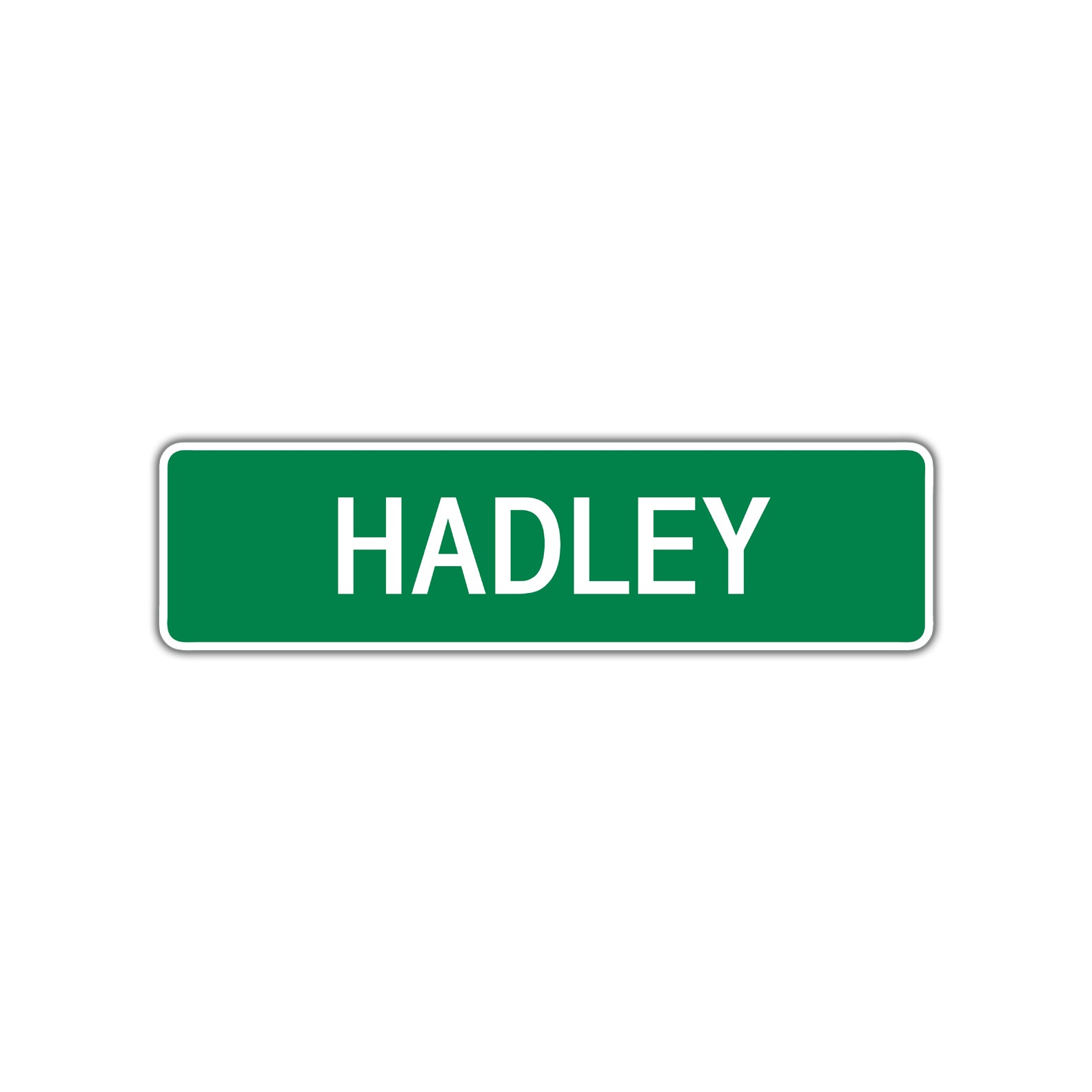Hadley Street Sign Children Name Room Plate
