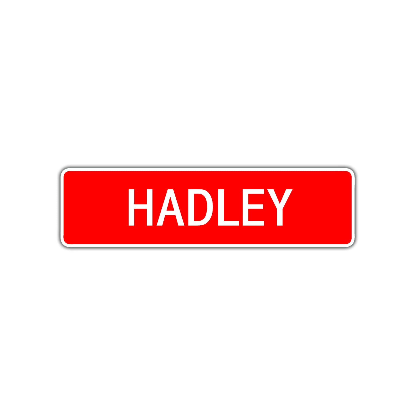 Hadley Street Sign Children Name Room Plate