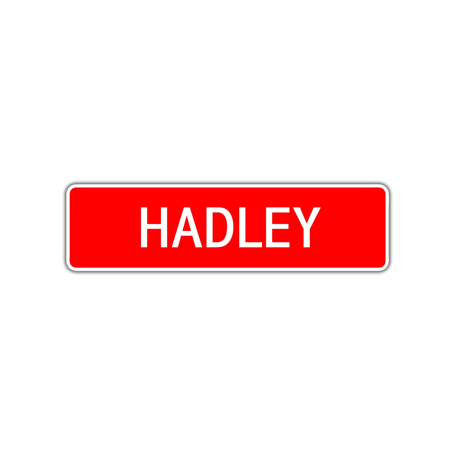 Hadley Street Sign Children Name Room Plate