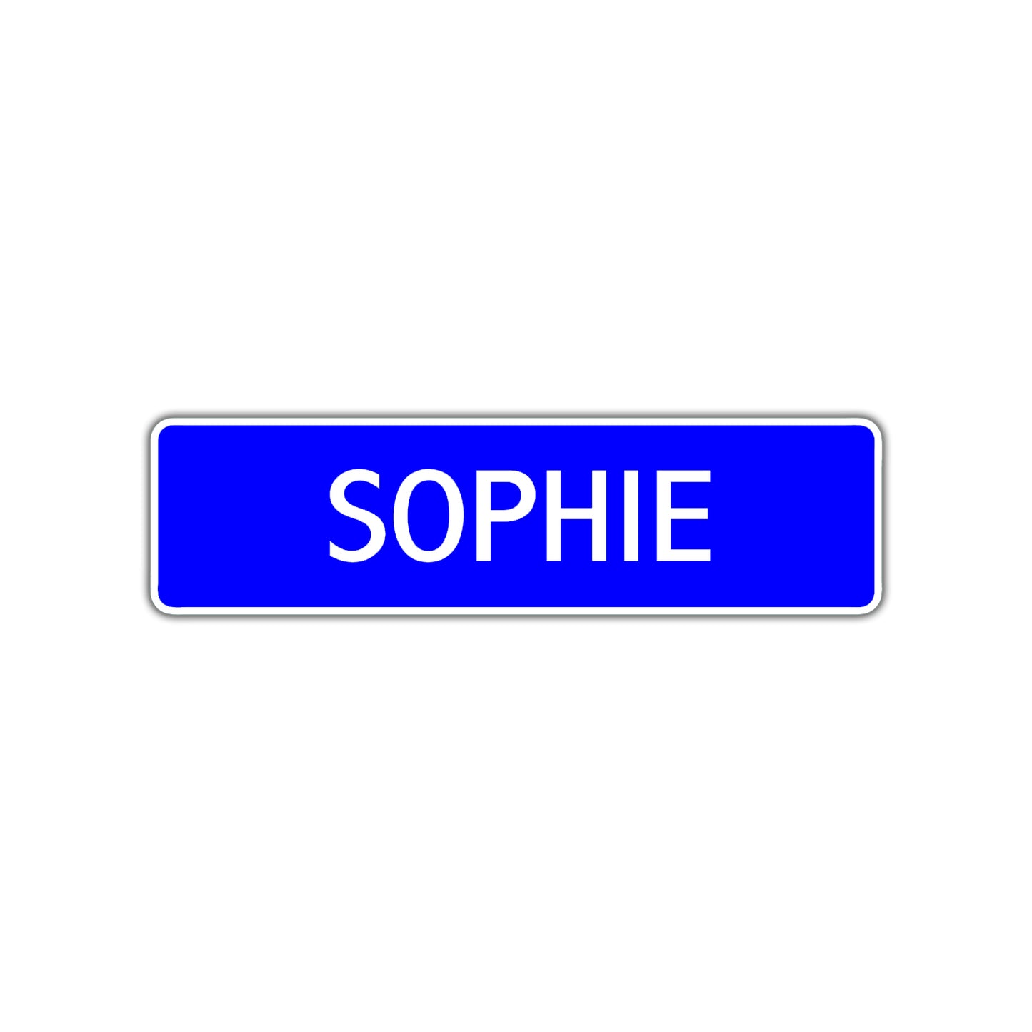 Sophie Street Sign Children Name Room Plate