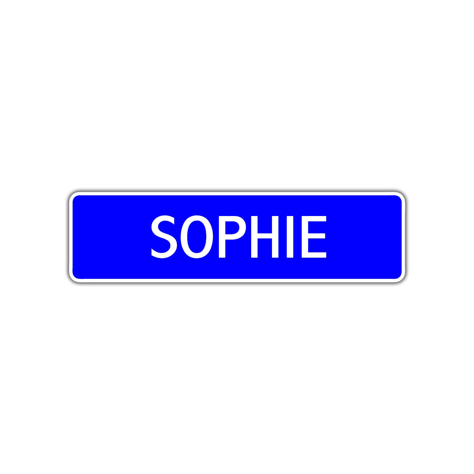 Sophie Street Sign Children Name Room Plate