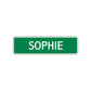 Sophie Street Sign Children Name Room Plate