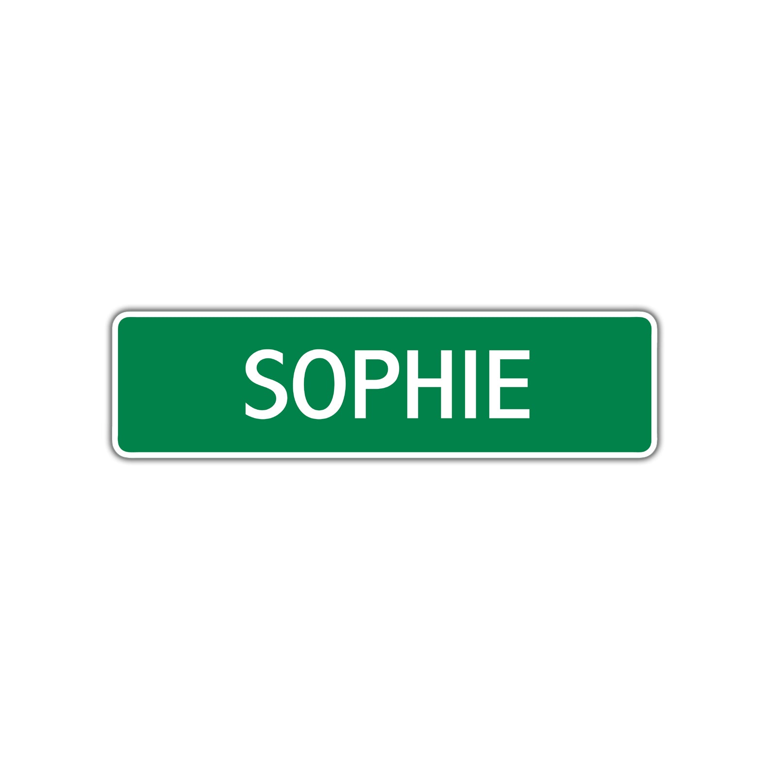 Sophie Street Sign Children Name Room Plate