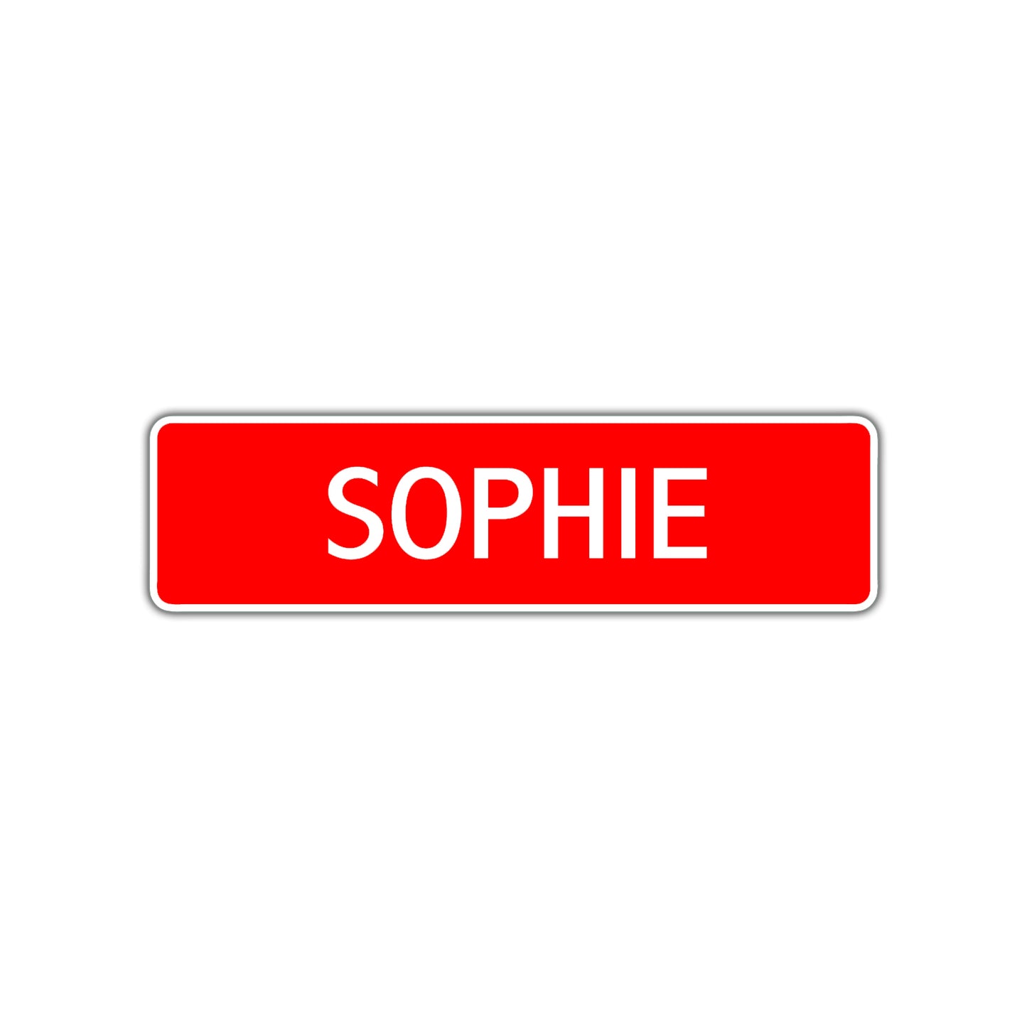 Sophie Street Sign Children Name Room Plate