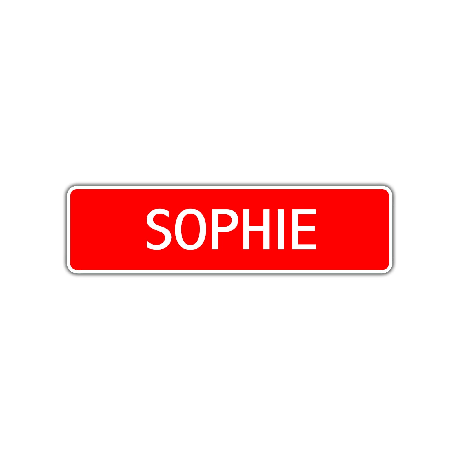 Sophie Street Sign Children Name Room Plate