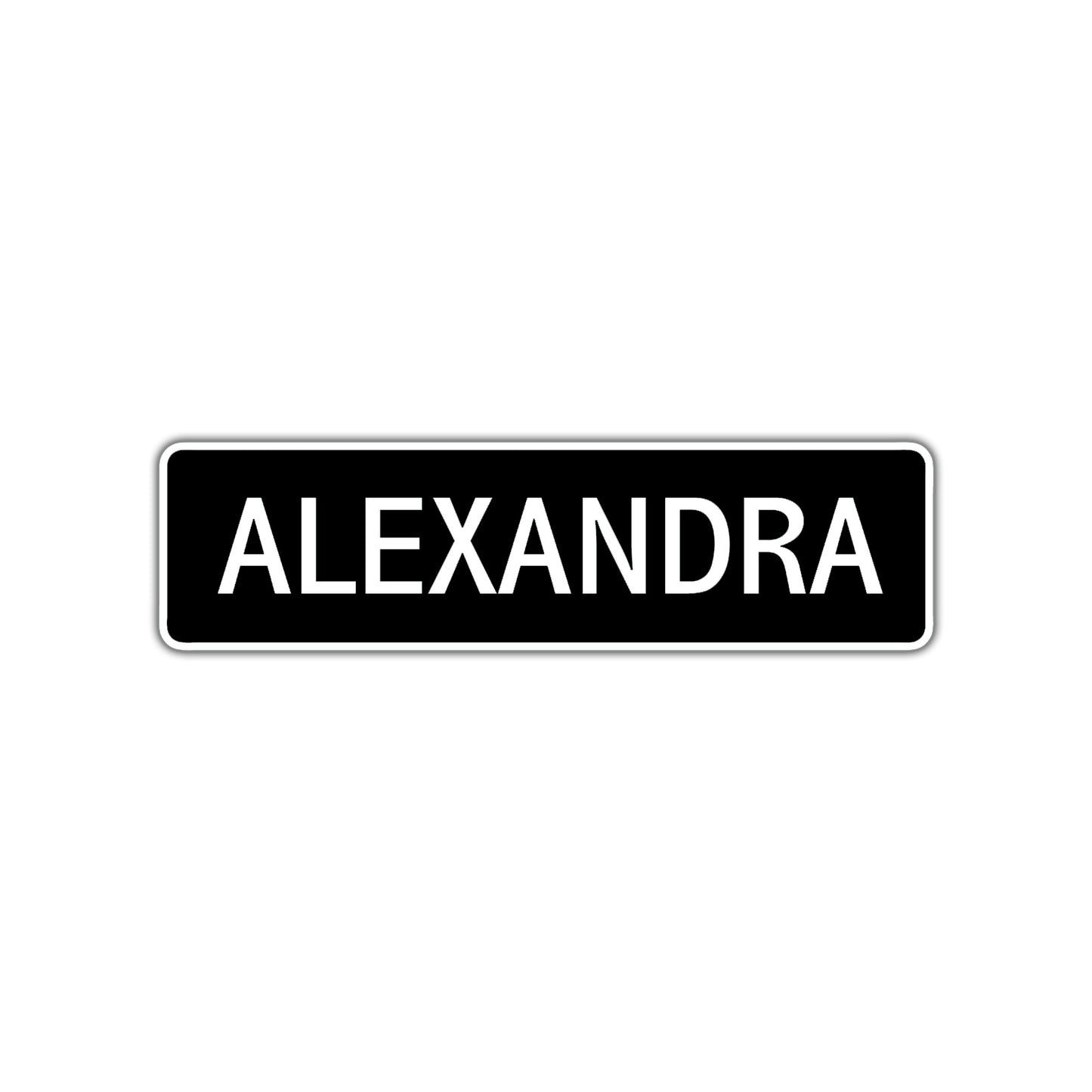 Alexandra Street Sign Children Name Room Plate