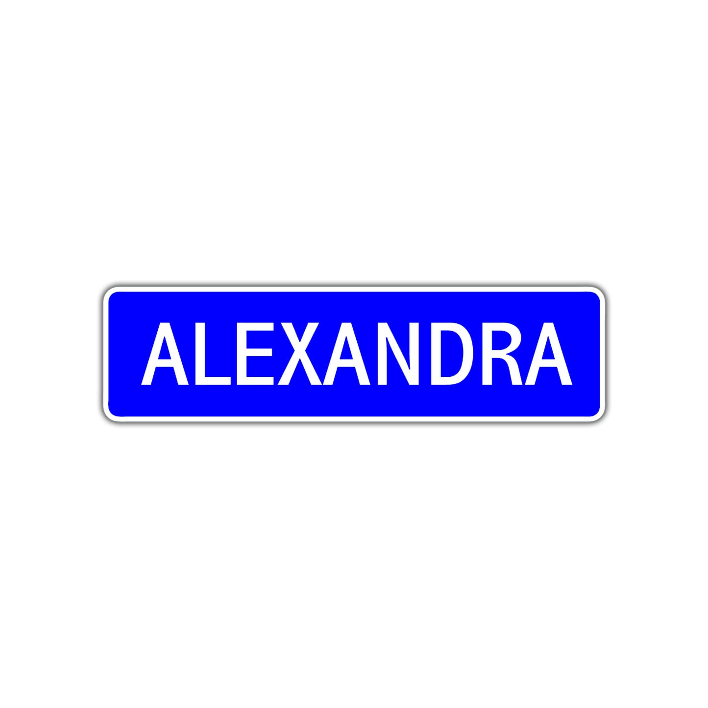 Alexandra Street Sign Children Name Room Plate