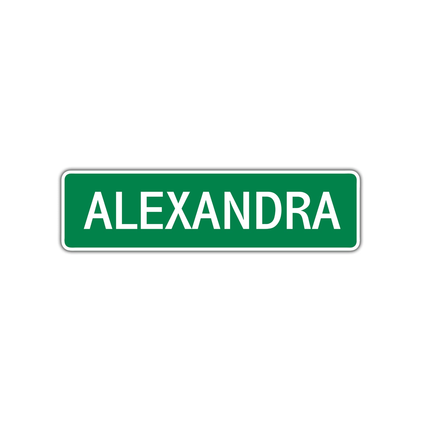 Alexandra Street Sign Children Name Room Plate