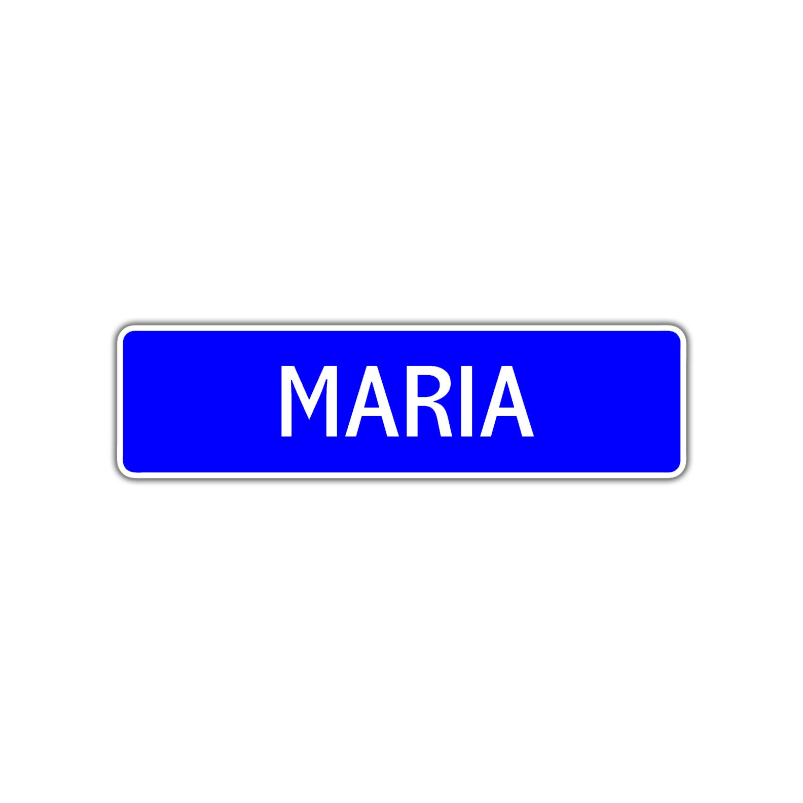 Maria Street Sign Children Name Room Plate