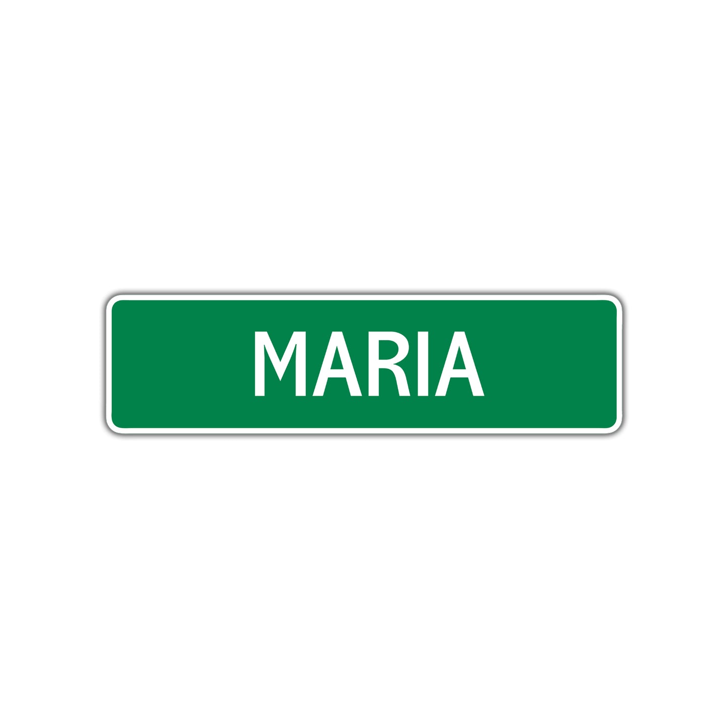 Maria Street Sign Children Name Room Plate