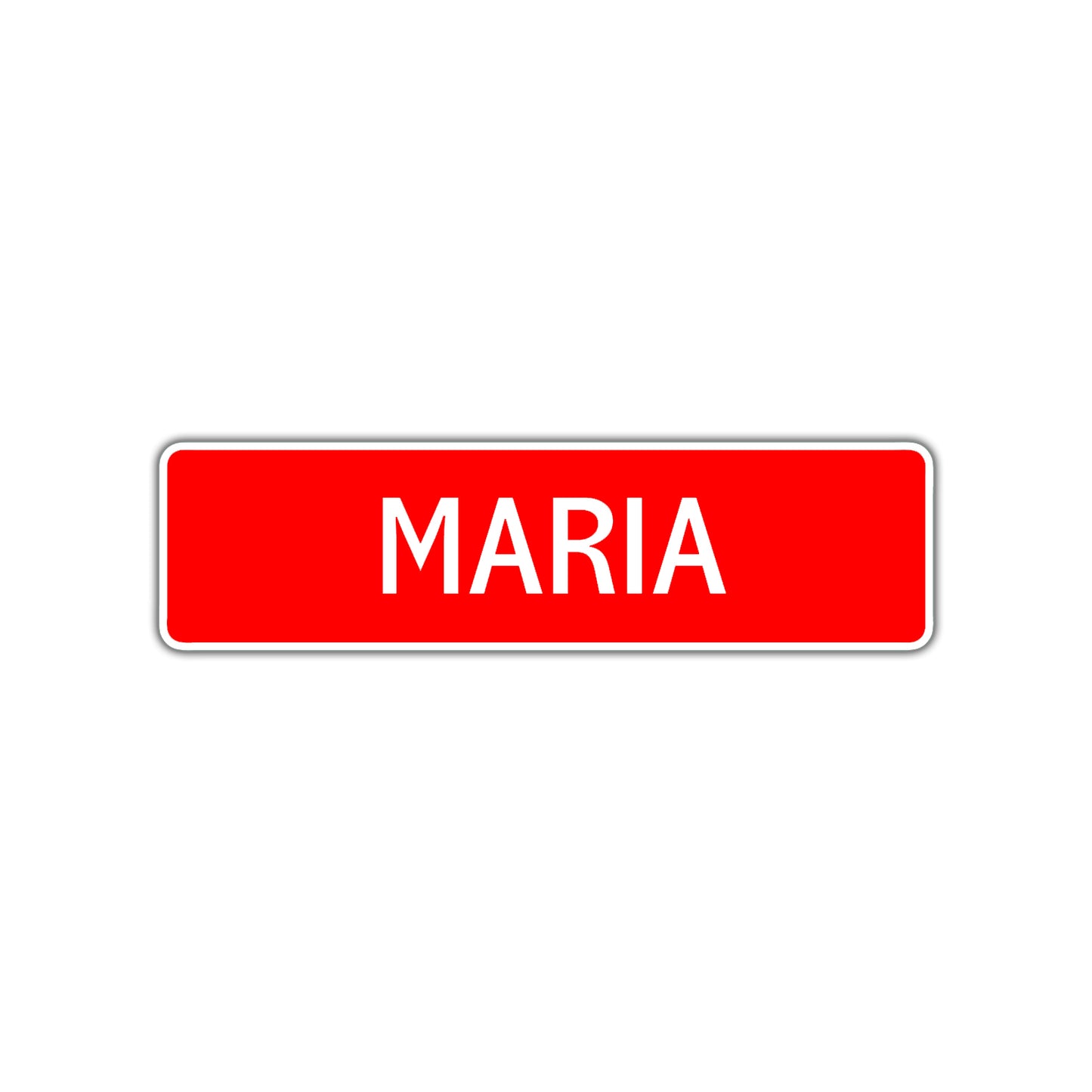 Maria Street Sign Children Name Room Plate
