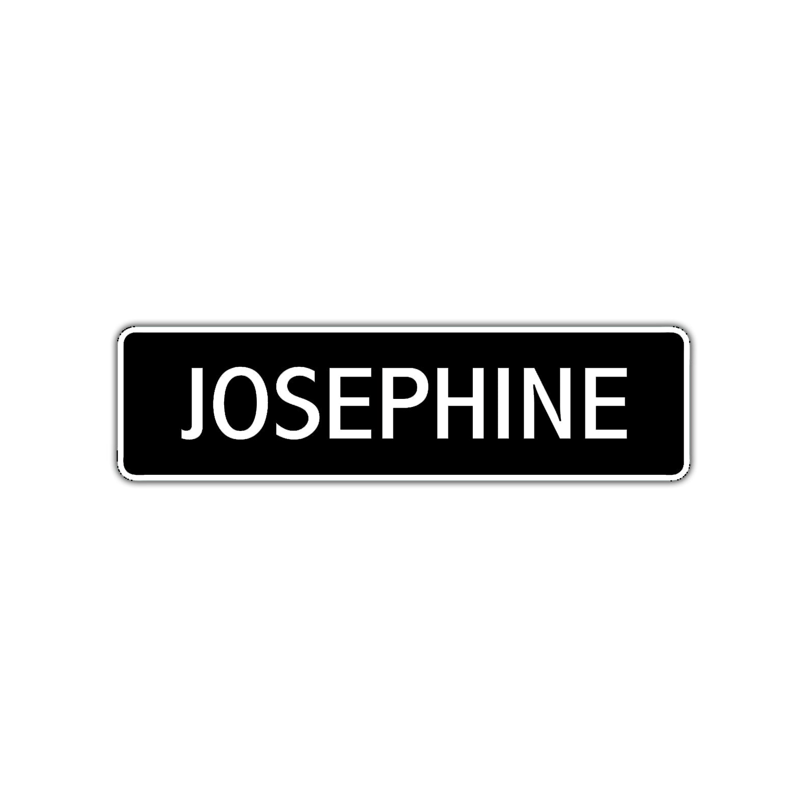 Josephine Street Sign Children Name Room Plate