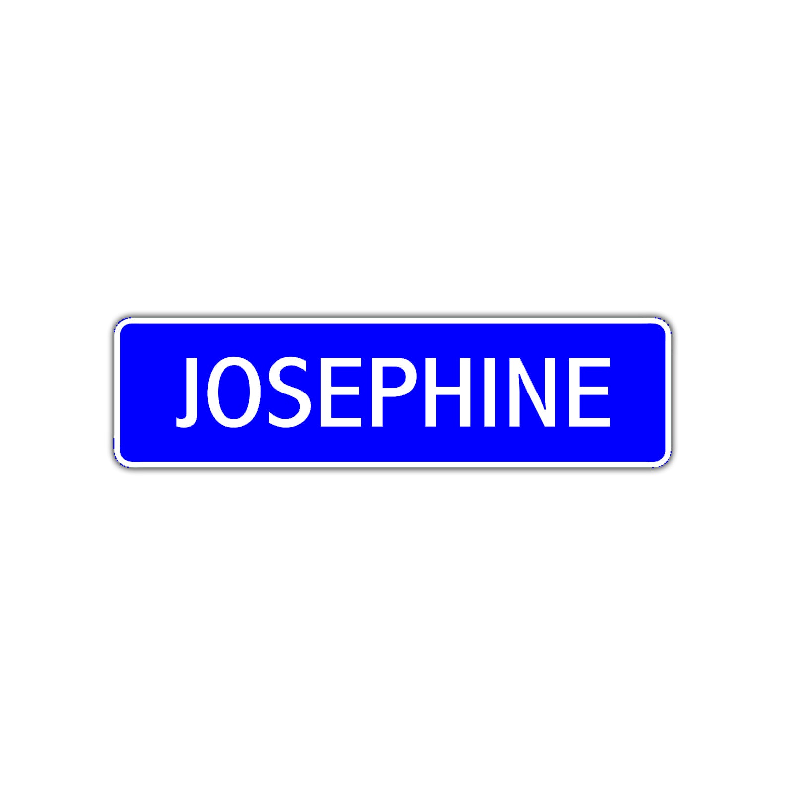 Josephine Street Sign Children Name Room Plate