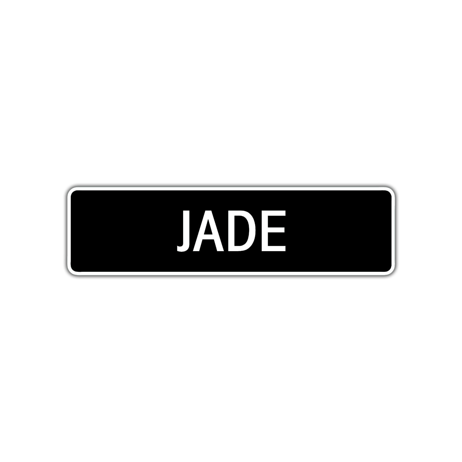 Jade Street Sign Children Name Room Plate