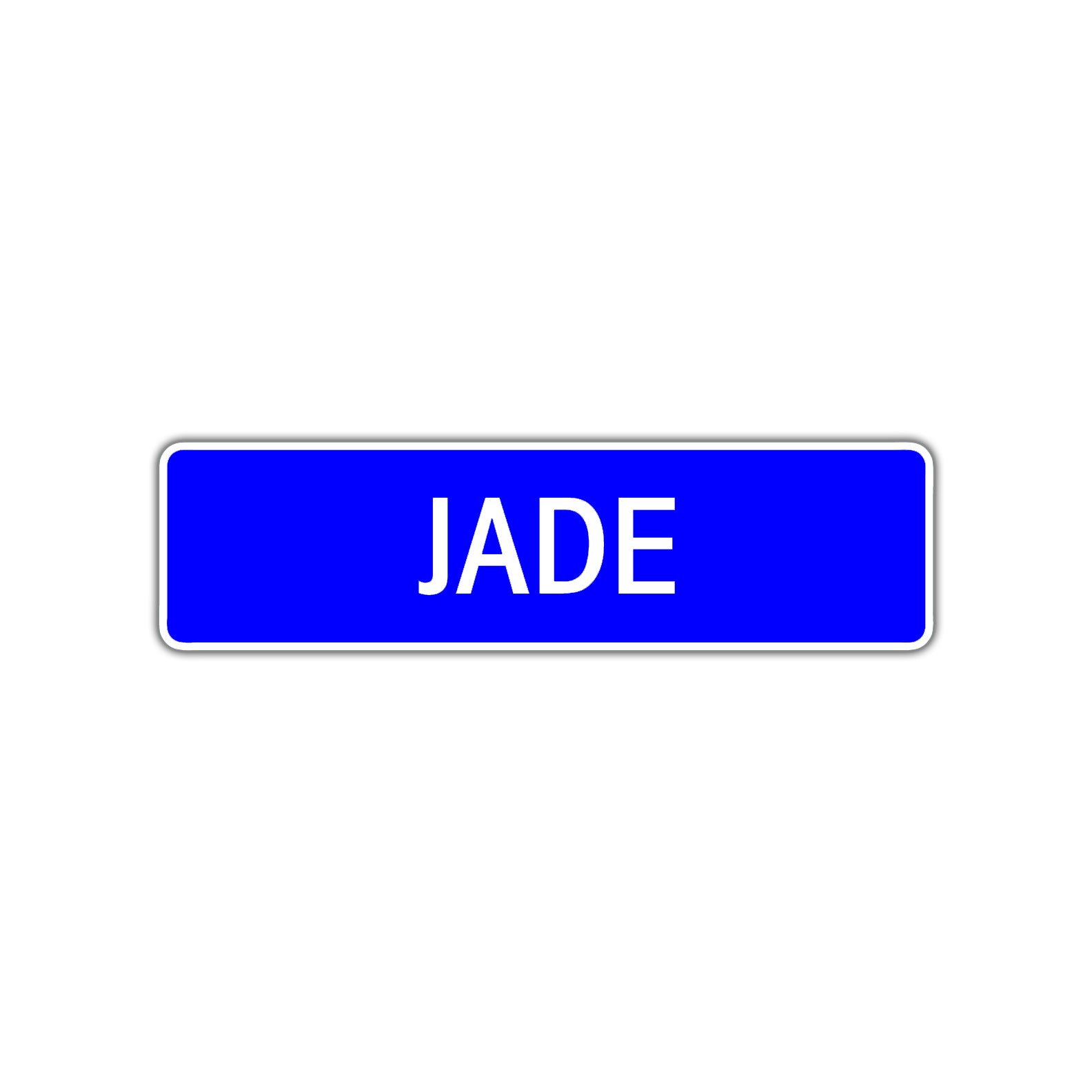 Jade Street Sign Children Name Room Plate