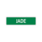 Jade Street Sign Children Name Room Plate