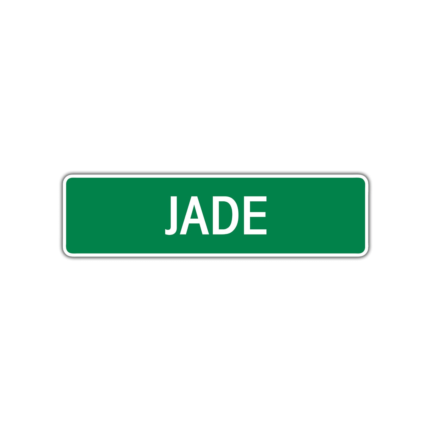 Jade Street Sign Children Name Room Plate