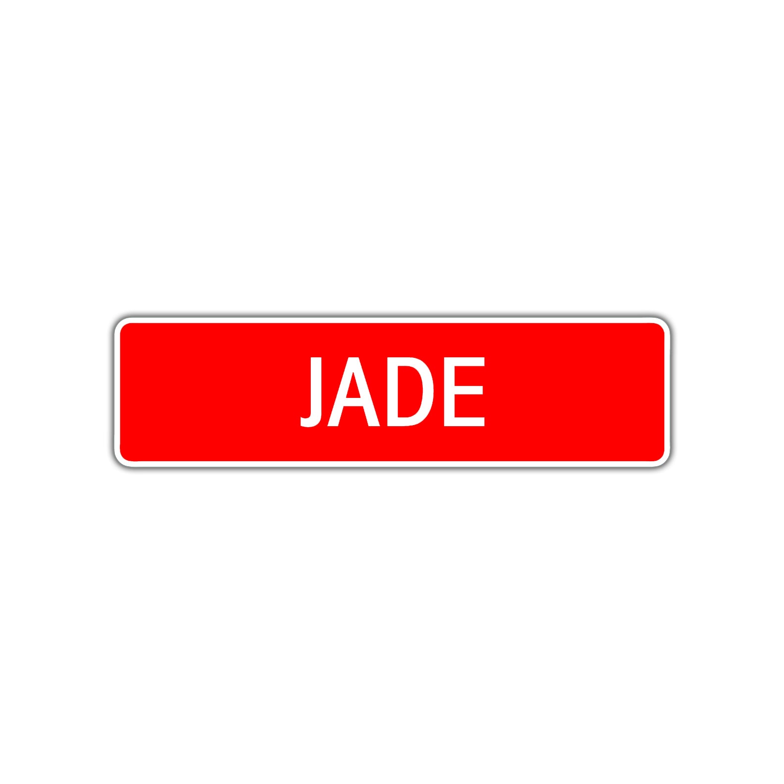 Jade Street Sign Children Name Room Plate