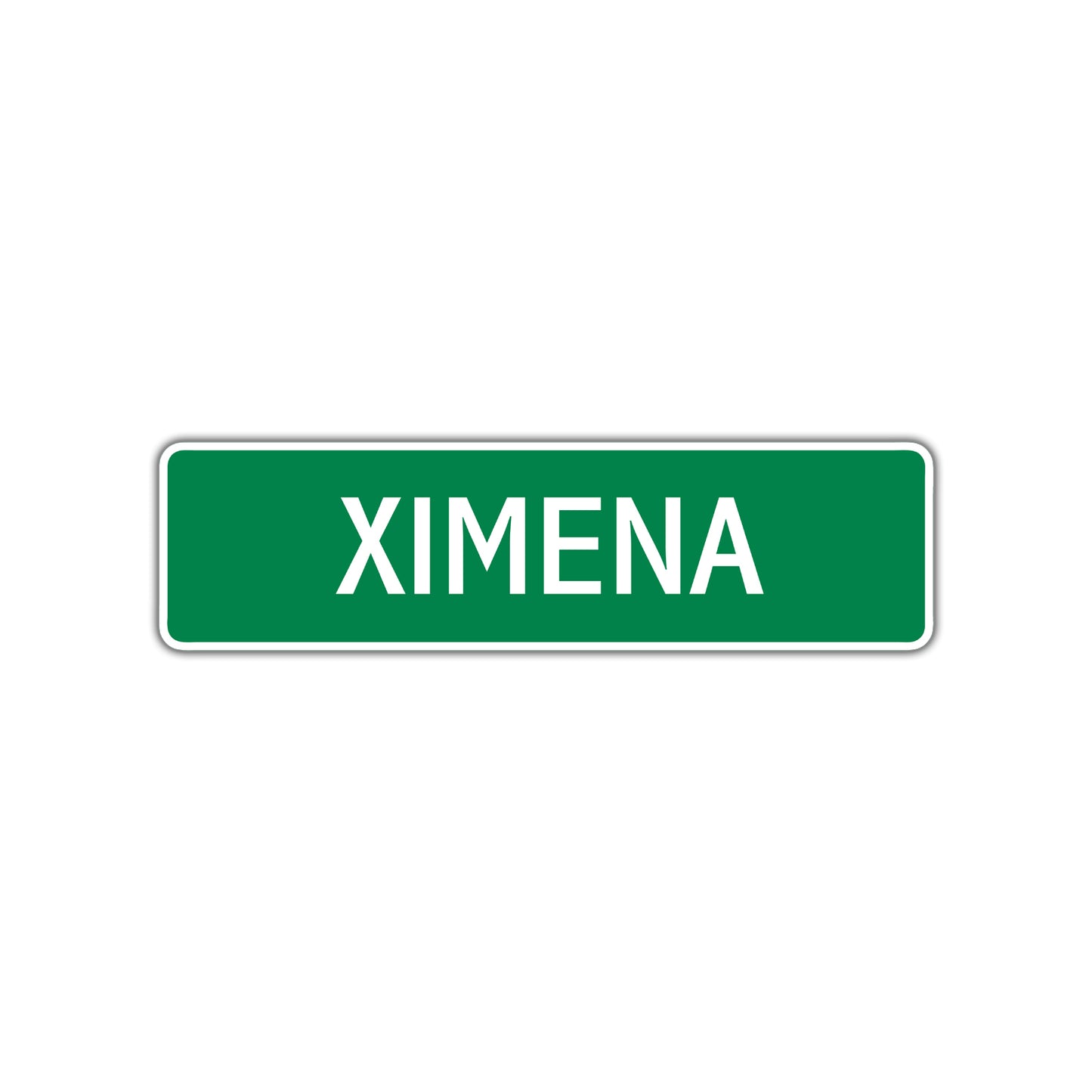 Ximena Street Sign Children Name Room Plate