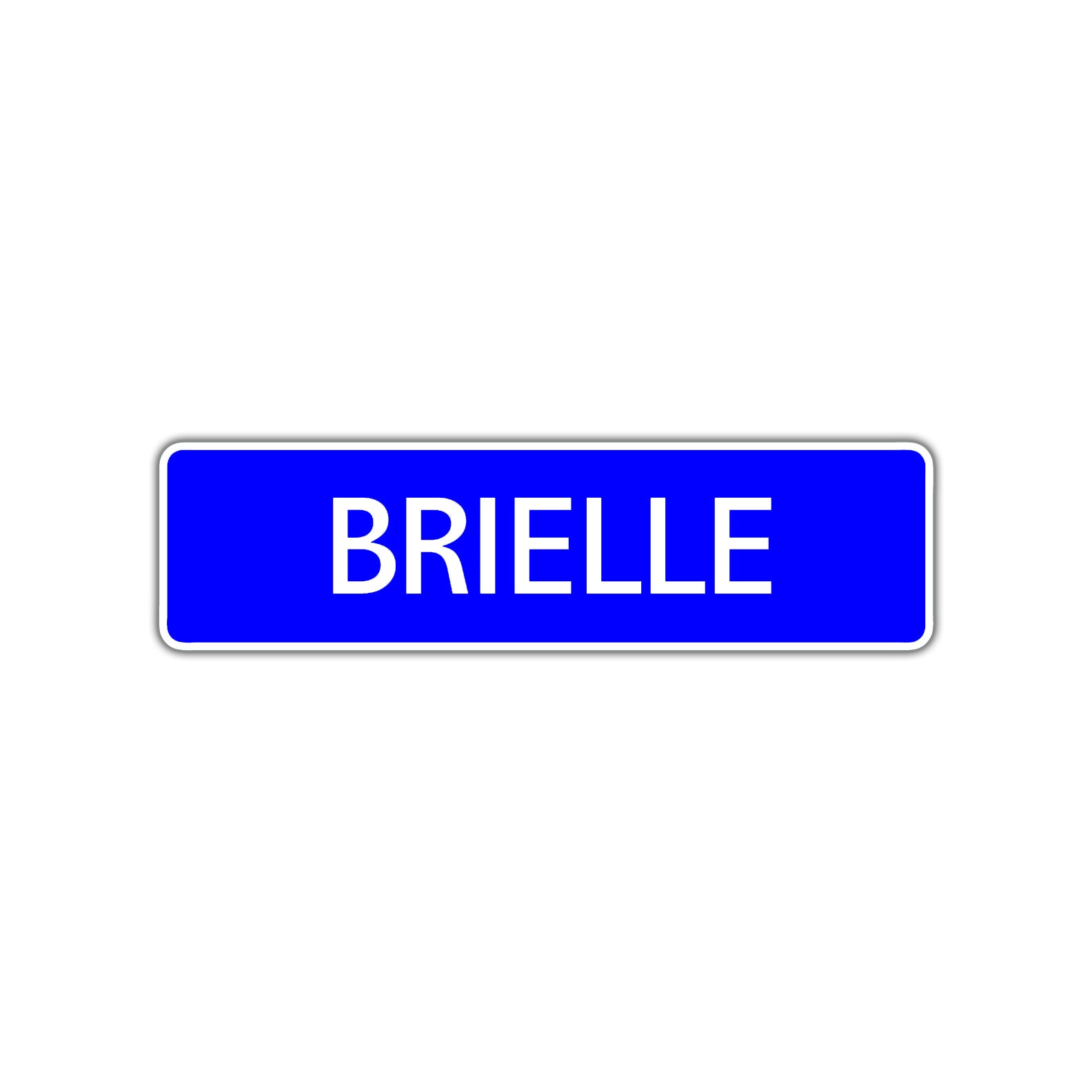 Brielle Street Sign Children Name Room Plate