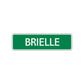 Brielle Street Sign Children Name Room Plate