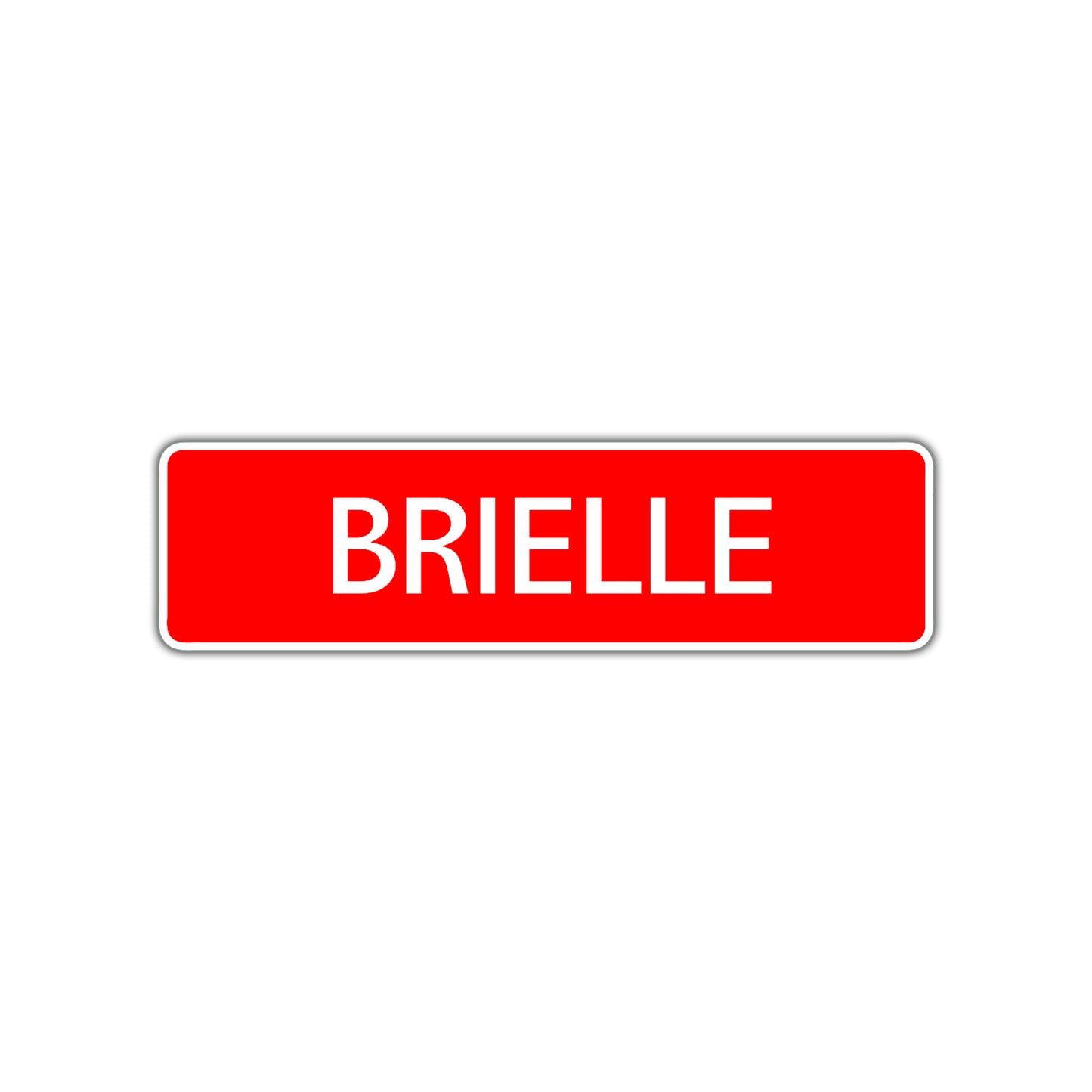Brielle Street Sign Children Name Room Plate