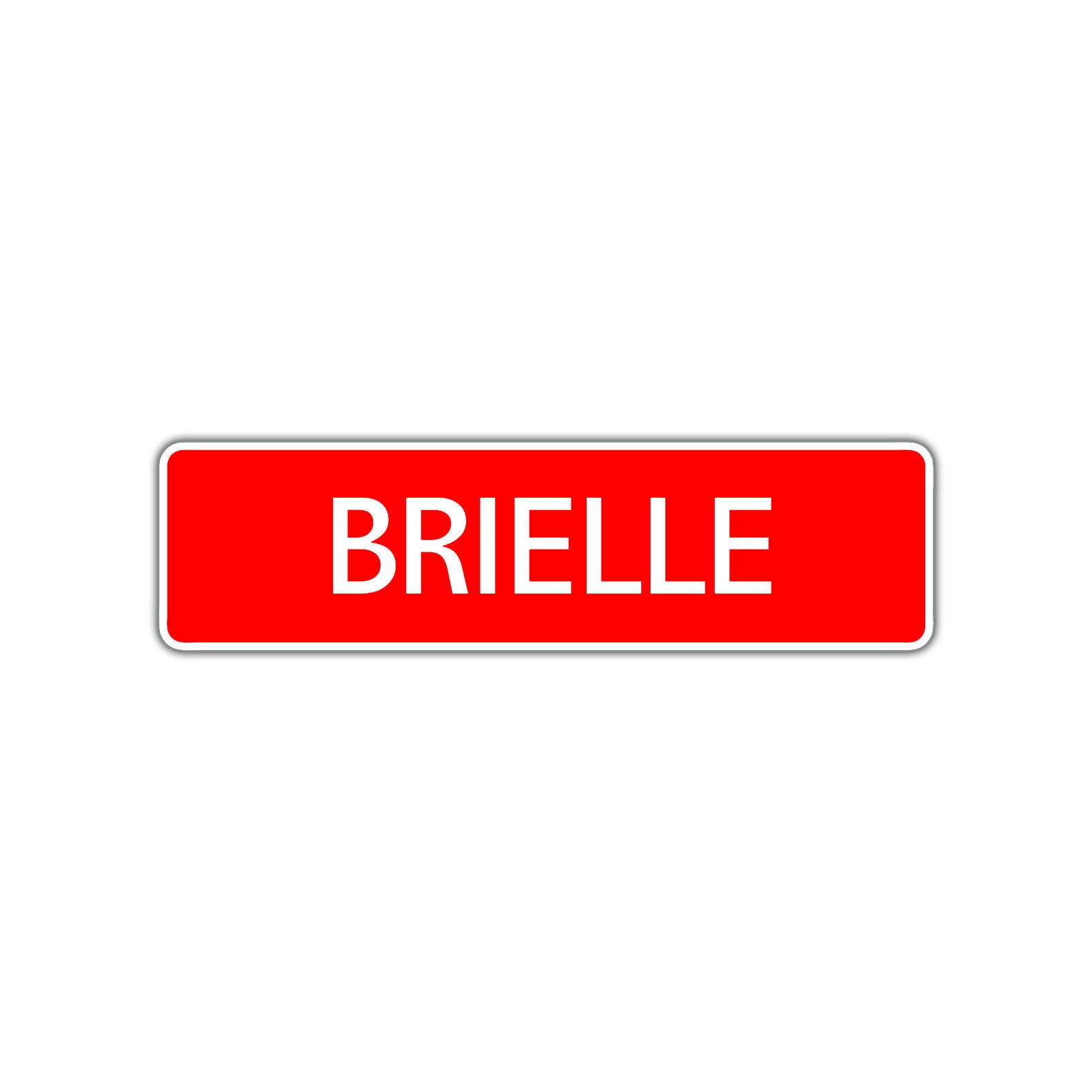 Brielle Street Sign Children Name Room Plate