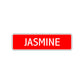 Jasmine Street Sign Children Name Room Plate