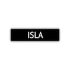Isla Street Sign Children Name Room Plate