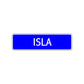 Isla Street Sign Children Name Room Plate